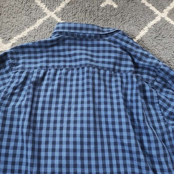 Men’s Van Heusen Never Tuck Slim Fit Shirt Size x large neck 17- 17.5 - Picture 6 of 7